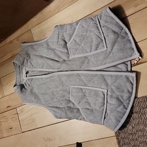 Herringbone Vest, rose gold zipper!